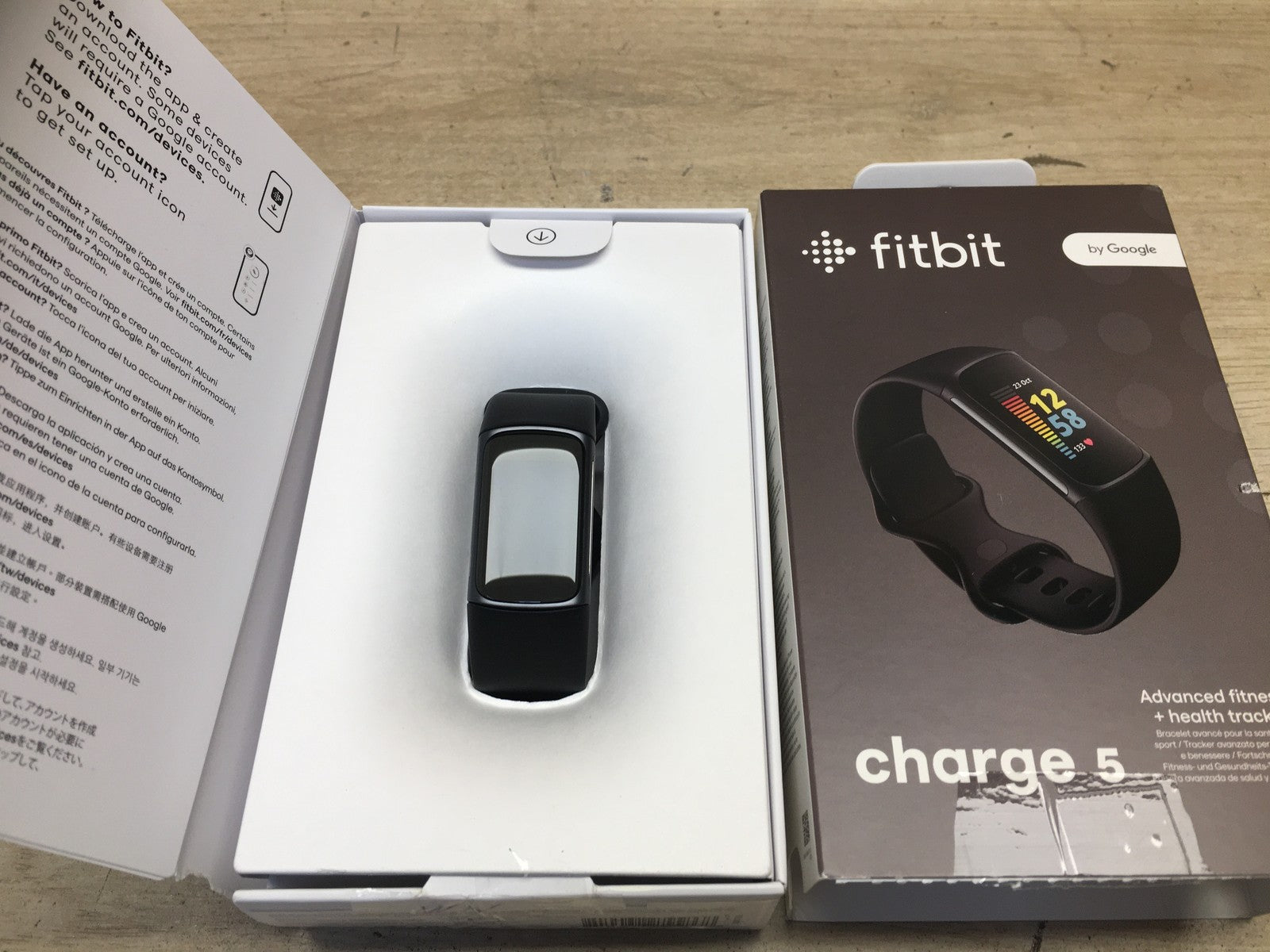 Fitbit Charge 5 FB423 Fitnesstracker, schwarz, I39212