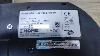 HOMEPILOT elektrischer Gurtwickler RolloTron premium 10172345, I40925