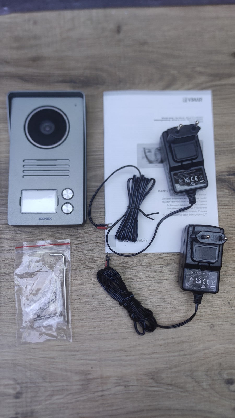 VIMAR K40911 Videosprechenalage Set für 2 Familien, I38612