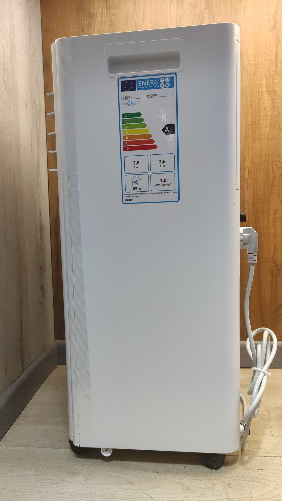 LEENON 4 in 1 mobile Klimaanlage PAC001, 9000 BTU, EEK:A, I39626