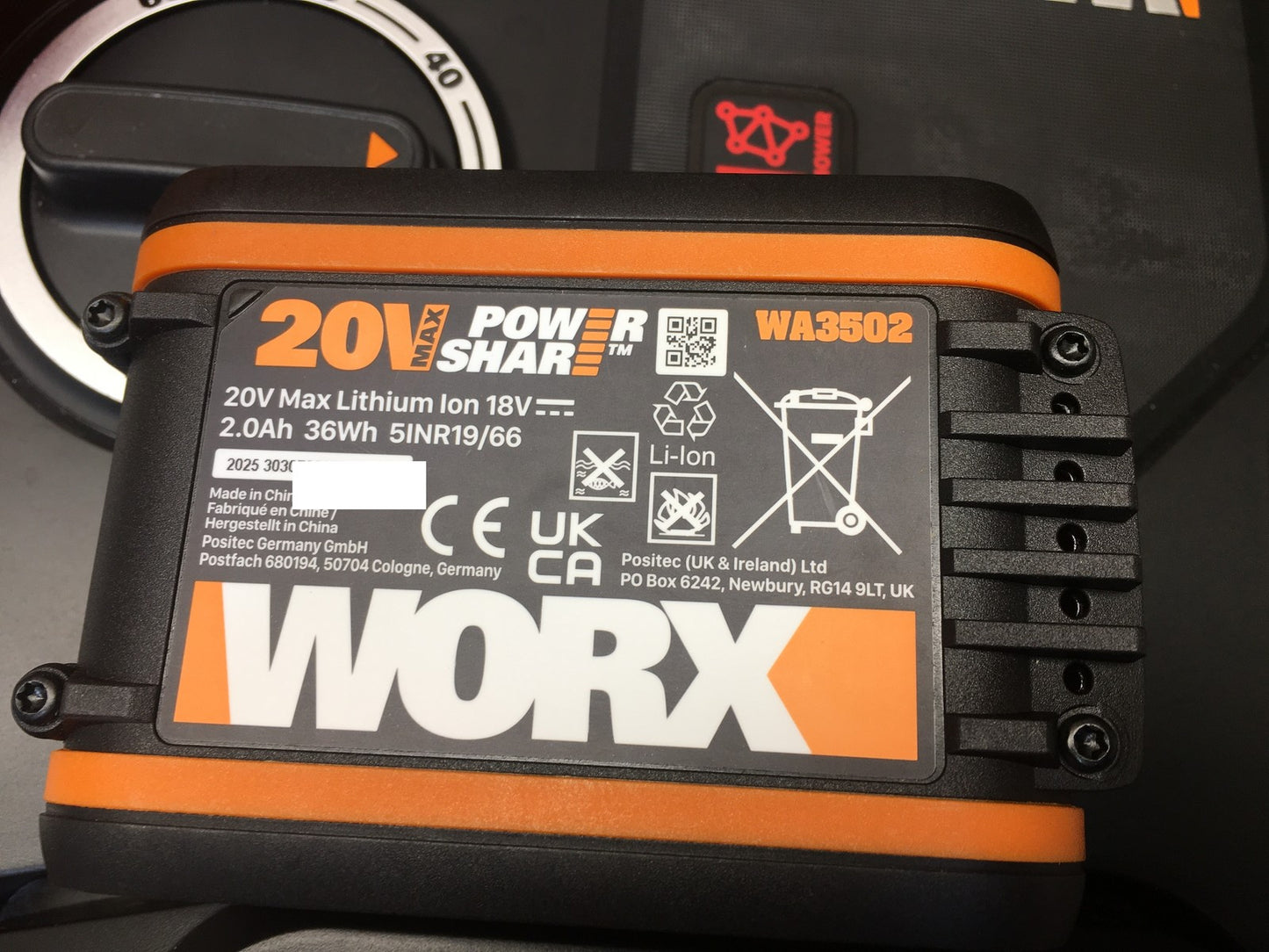 WORX Landroid Vision M550 Mähroboter ohne Begrenzungskabel WR205E, I38362