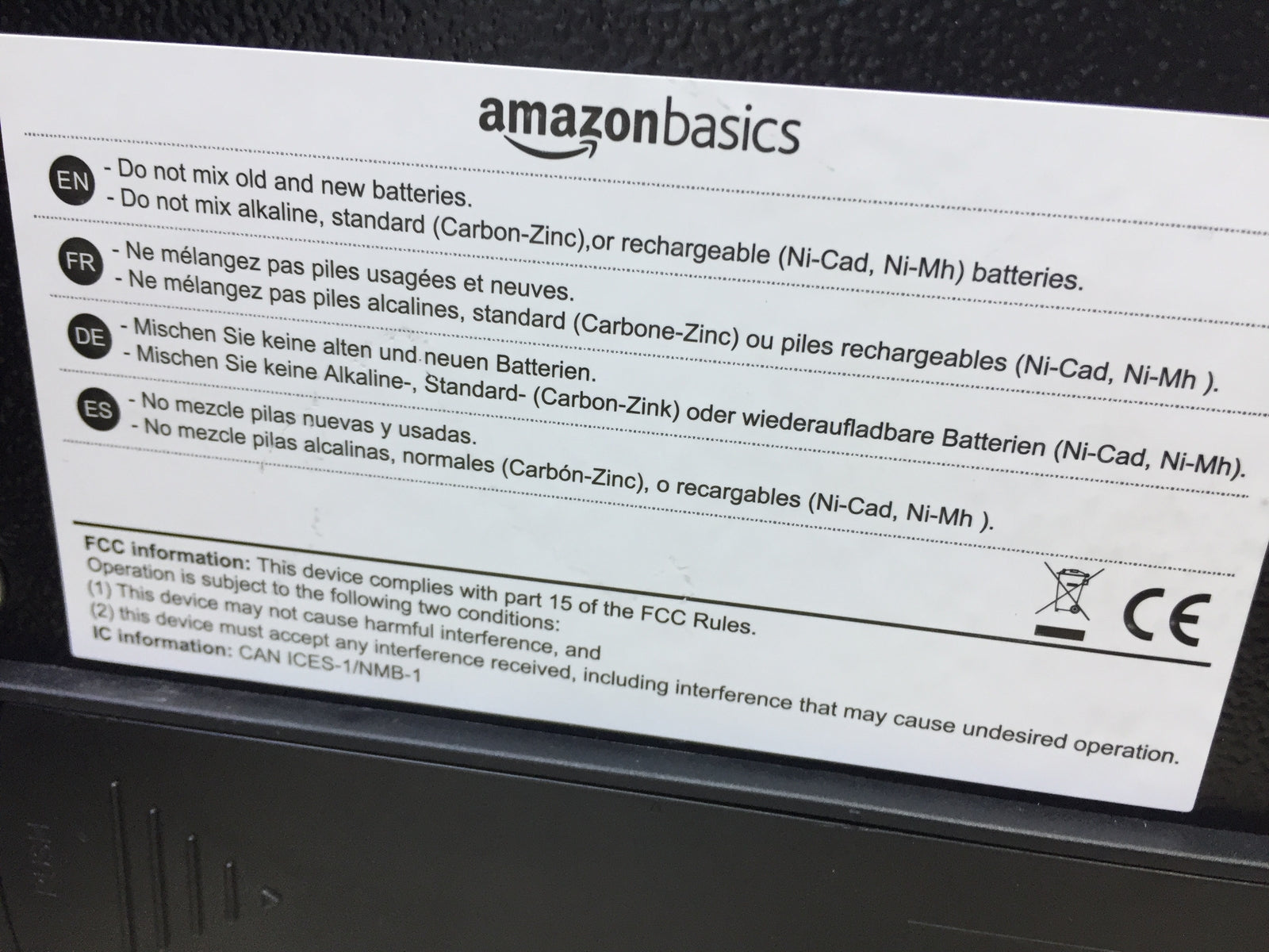AmazonBasics Tresor 14 l, Schwarz, I18398