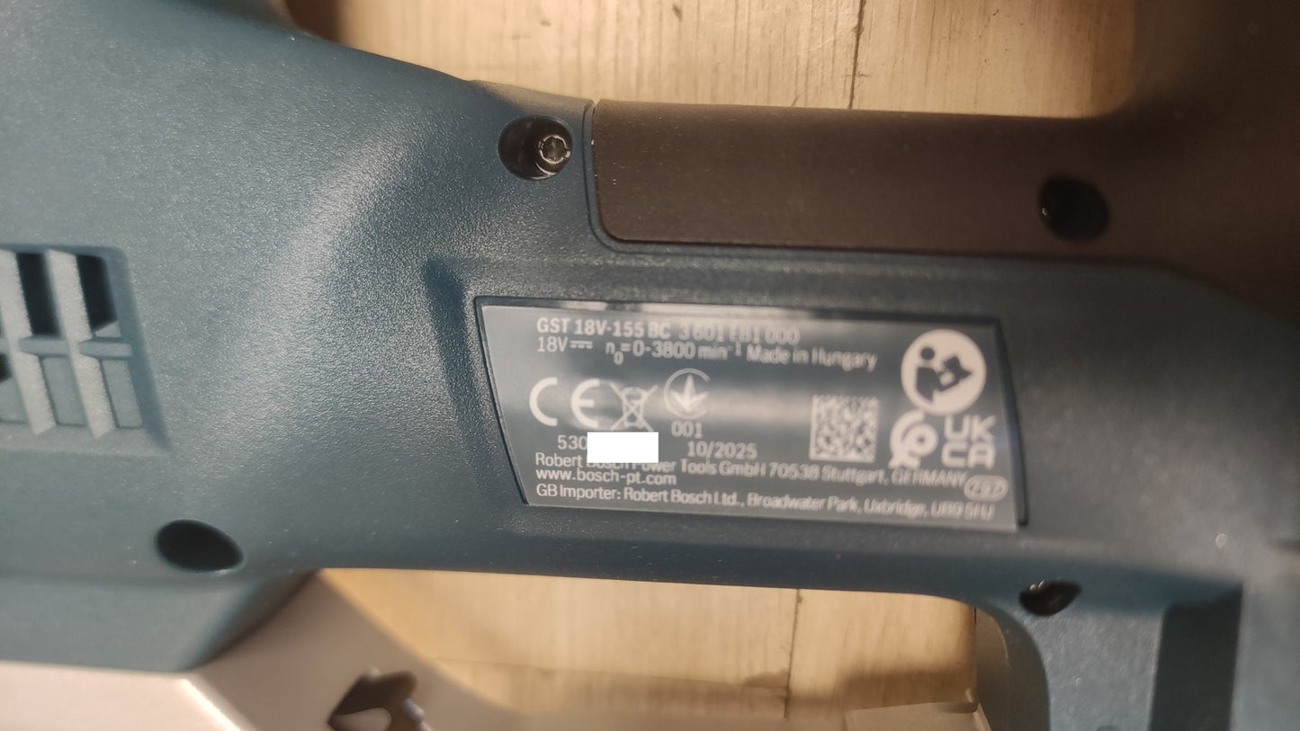 Bosch Professional Akku-Stichsäge GST 18V-155 BC Solo, I38439