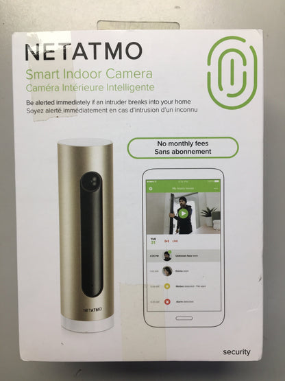 Netatmo Welcome WLAN Kamera mit Gesichtserkennung NSC01, I12090