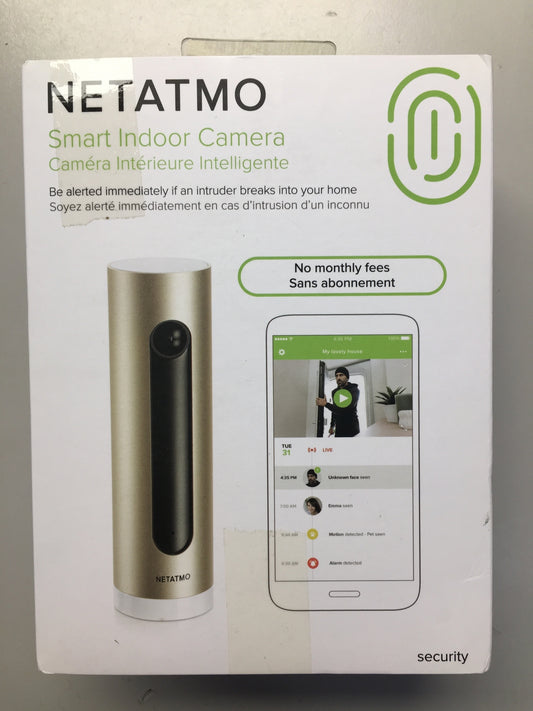 Netatmo Welcome WLAN Kamera mit Gesichtserkennung NSC01, I12090