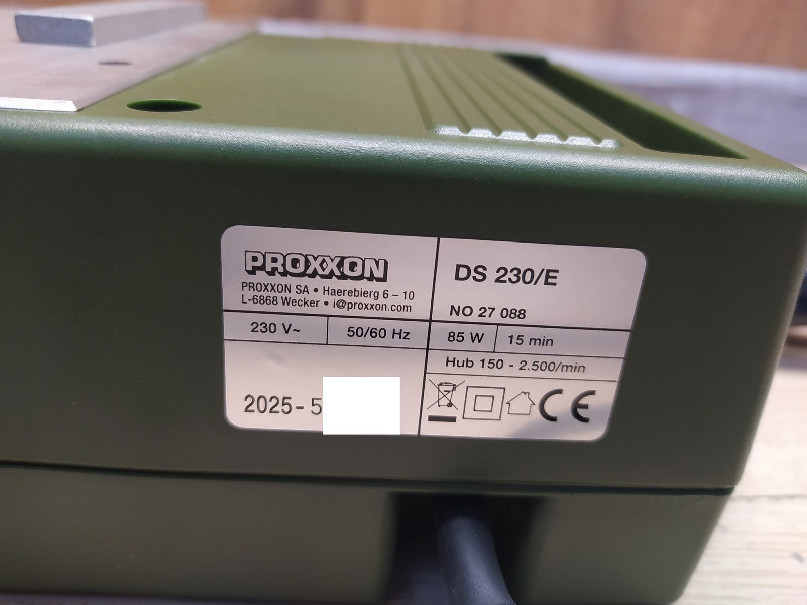 Proxxon DS230/E Elektro-Dekupiersäge 85W (27088), I37404