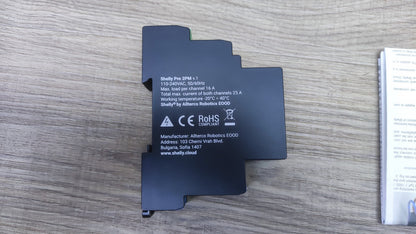 Shelly Pro 2PM Wlan, LAN & Bluetooth 2-Kanal-Smart-Relais-Schalter, I37330