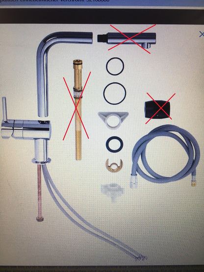 Grohe 32168000 Minta Küchenarmatur mit herausziehbarem Auslauf Wasserhahn I37896