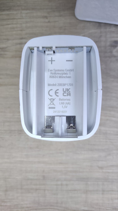 Eve Thermo (Matter) Smartes Heizkörperthermostat, LED-Display, I38797
