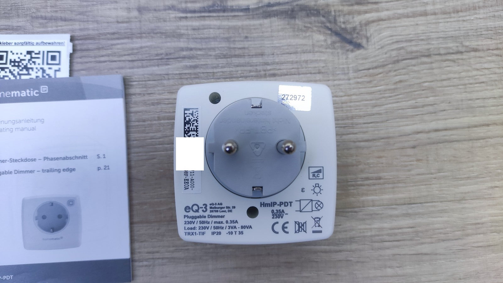 eQ-3 Homematic IP Dimmer Funksteckdose 150327A0, I36996