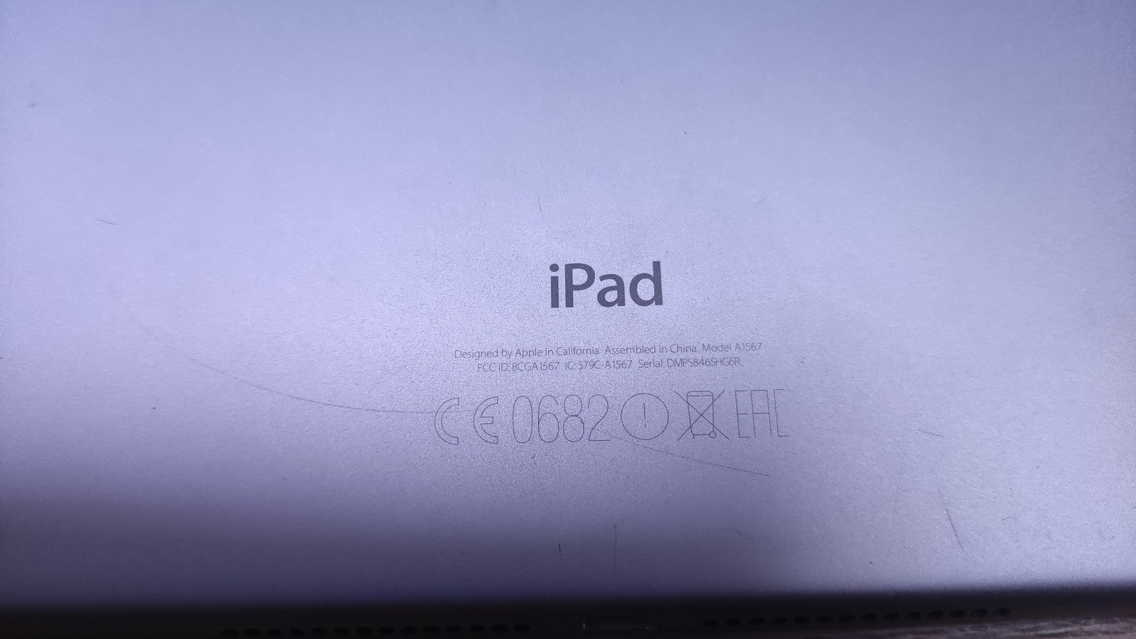 Apple iPad Air 2 Tablet 9.7" 32GB LTE + WiFi Space Gray A1567 LOCKED