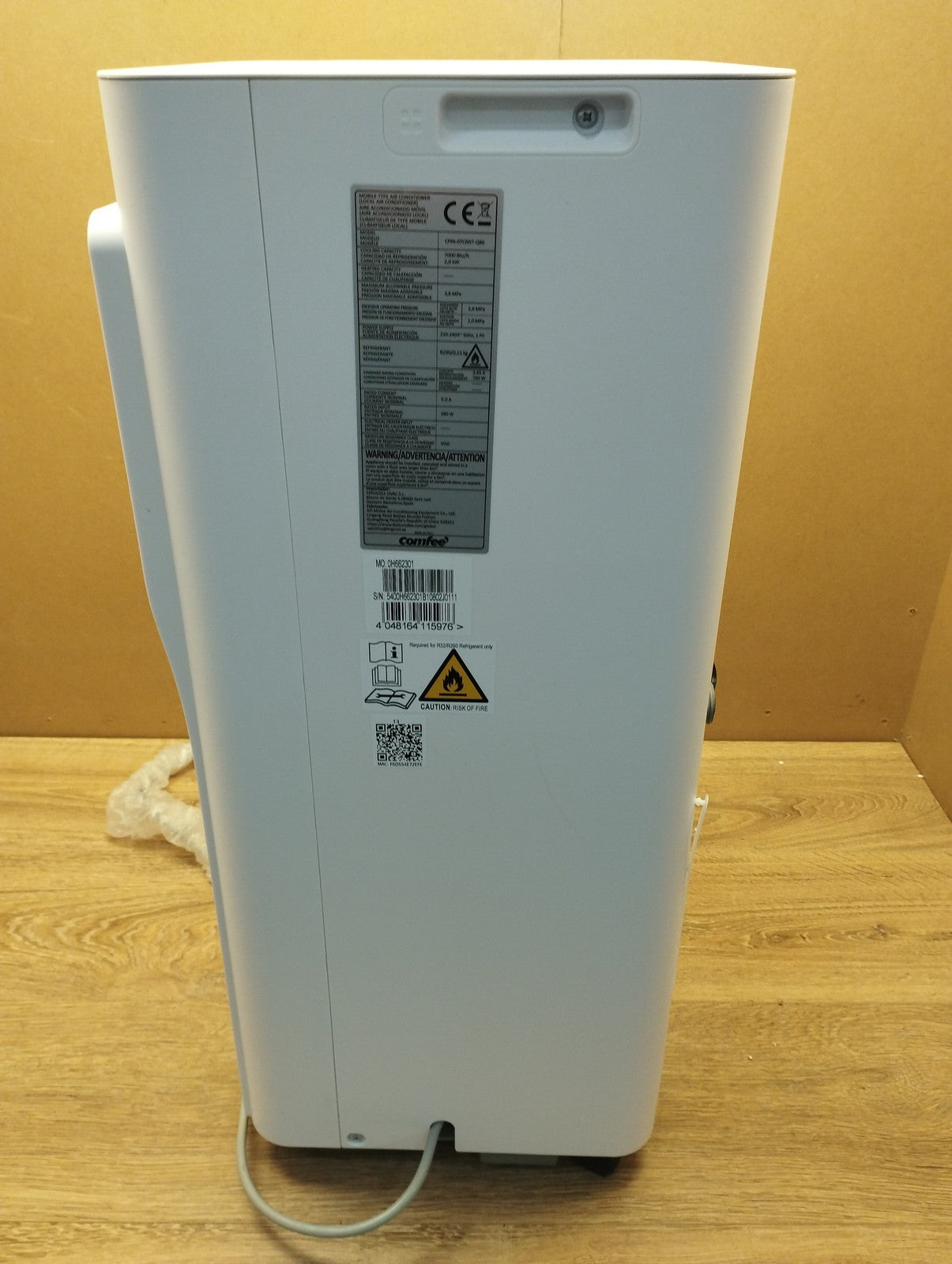 Comfee CPPA-07CRN7-QB6 Mobile Klimaanlage, 7000 BTU, Klimagerät, EEK:A, I39712