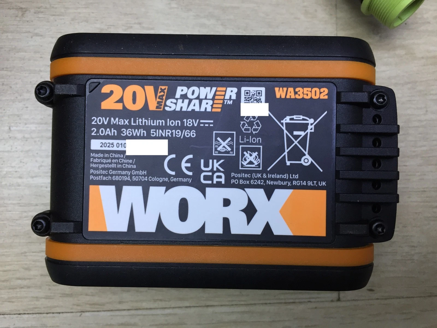 WORX Landroid Vision M550 Mähroboter ohne Begrenzungskabel WR205E I33603