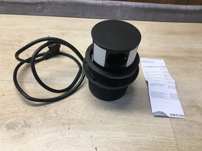 Emuca 5221214 Vertikal Push abnehmbare Mehrfachsteckdose, 100mm, I38252