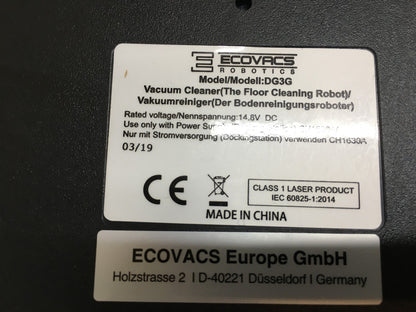 ECOVACS DEEBOT OZMO 930 Saugroboter mit Wischfunktion DG3G, I39805