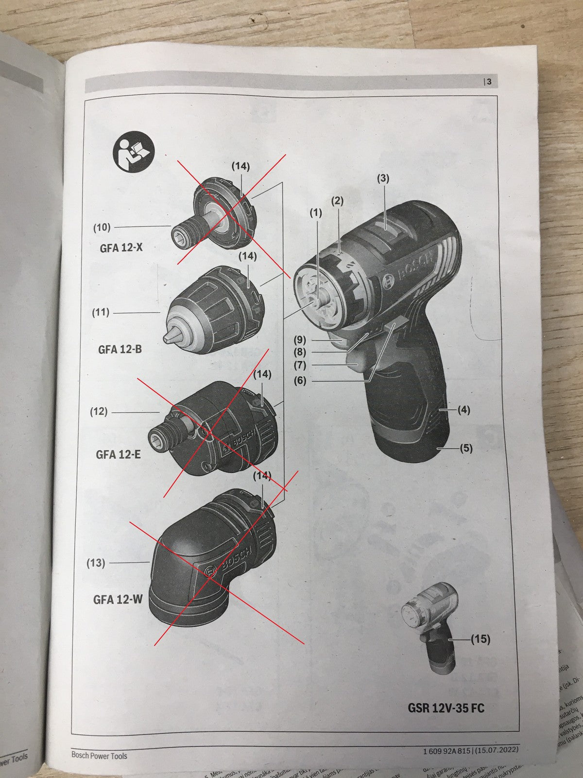 Bosch Professional GSR 12V-15 FC FlexiClick Akku-Bohrschrauber I37264