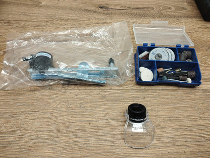 Dremel 4250 Rotationswerkzeug mit 3 Vorsatzgeräten und Zubehörset