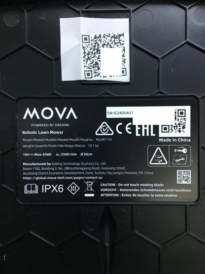 Dreame MOVA 600 Rasenmäher Roboter (MLLM1110), I34796