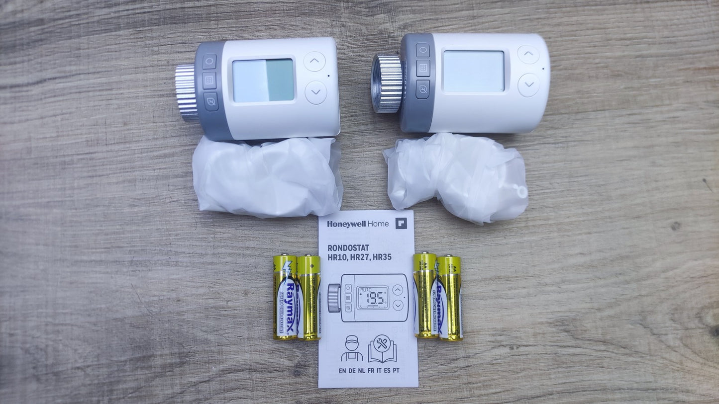 Honeywell Rondostat HR27 programmierbarer Heizkörperregler 2er Pack, I37985