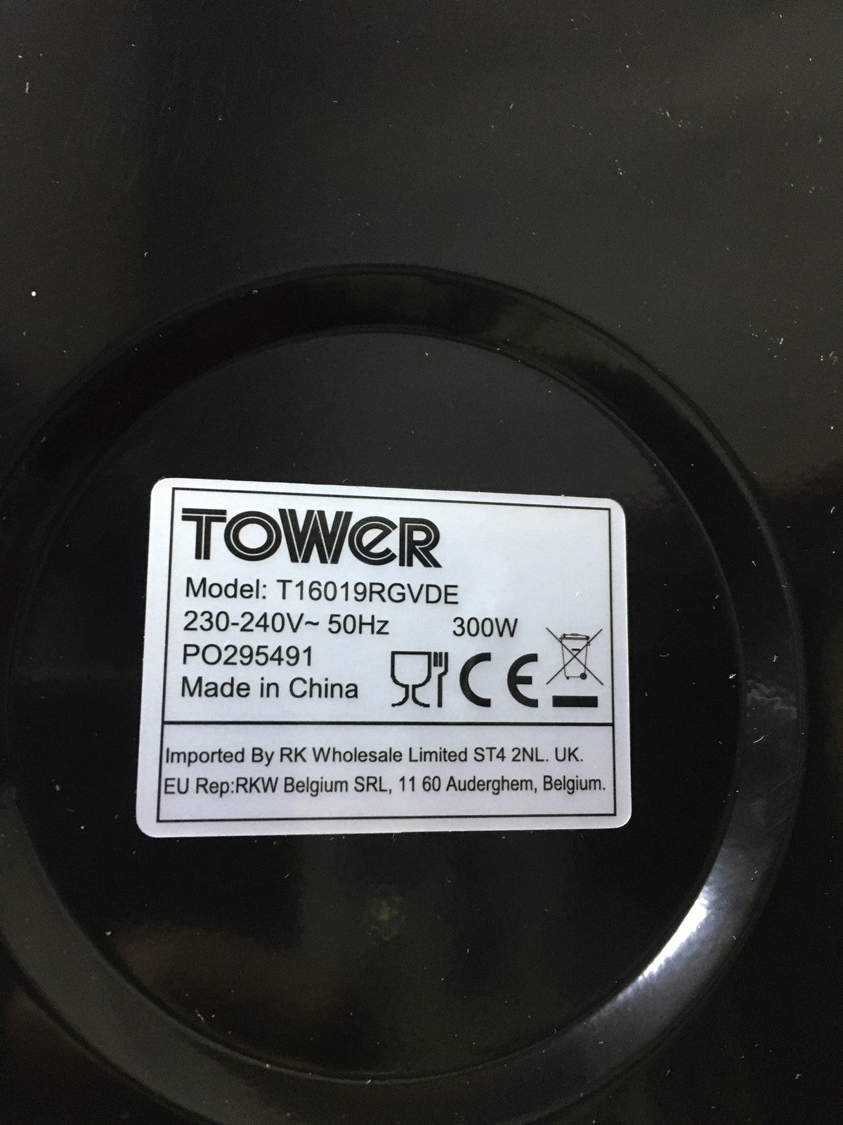 Tower T16019RG Infinity Schongarer mit 3 Wärmestufen, 6,5L, I35631