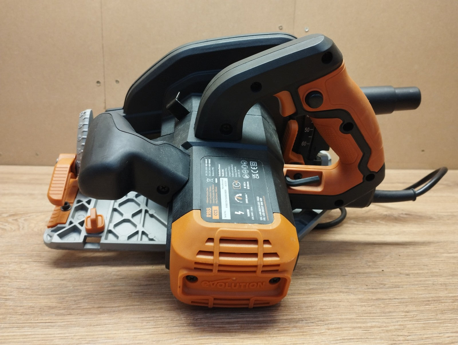 Evolution Power Tools 027-0003C R185CCS Mehrzweck-Kreissäge, 185 mm 230V, I39952