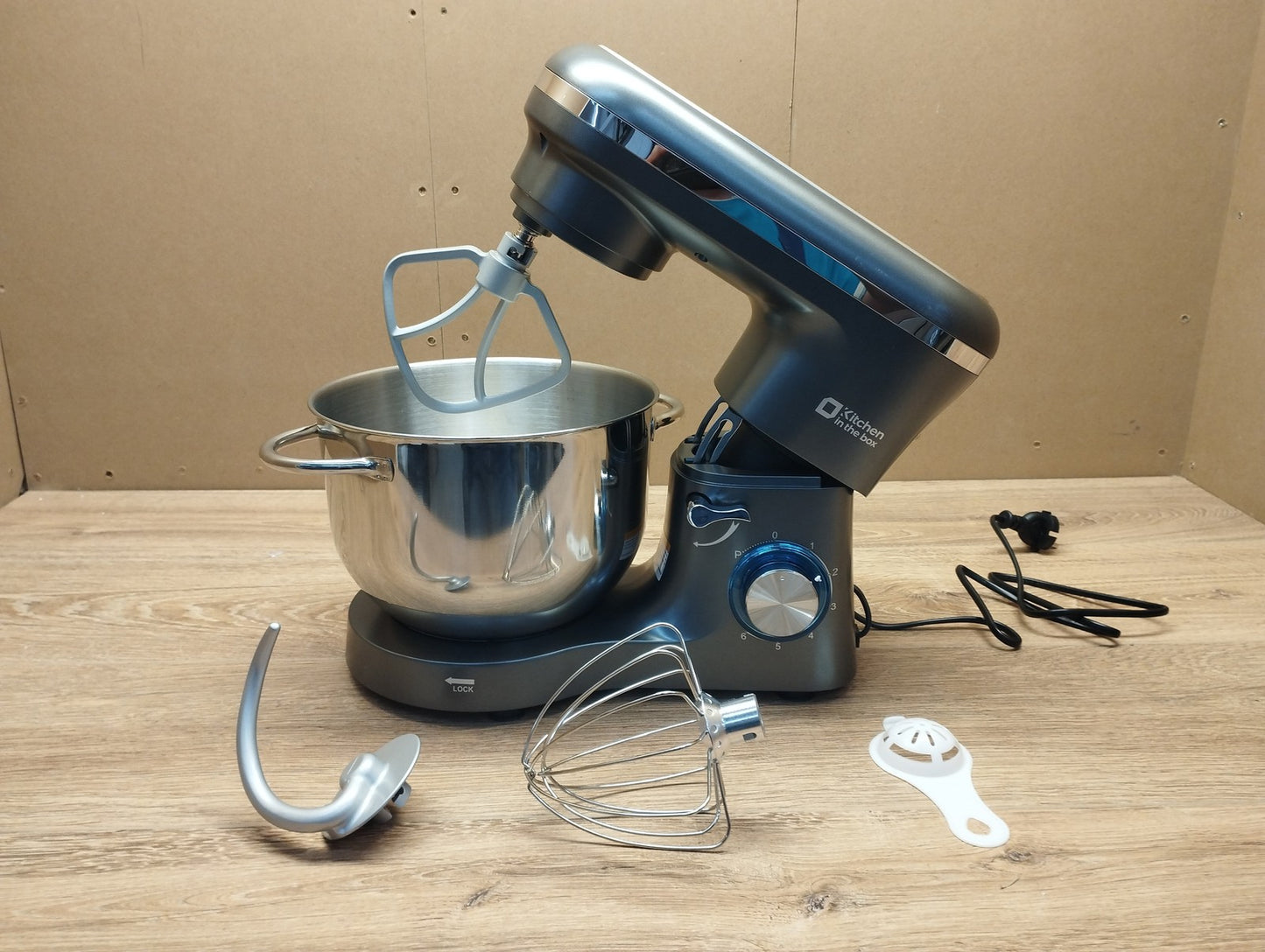 Kitchen in the box KSM60 Küchenmaschine, 6,2 L Knetmaschine 1400 W, I39403