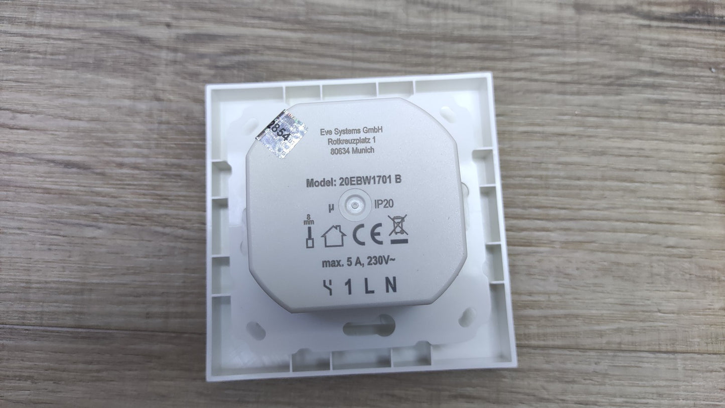 Eve Light Switch Smarter Lichtschalter 20EBW1701, I35346