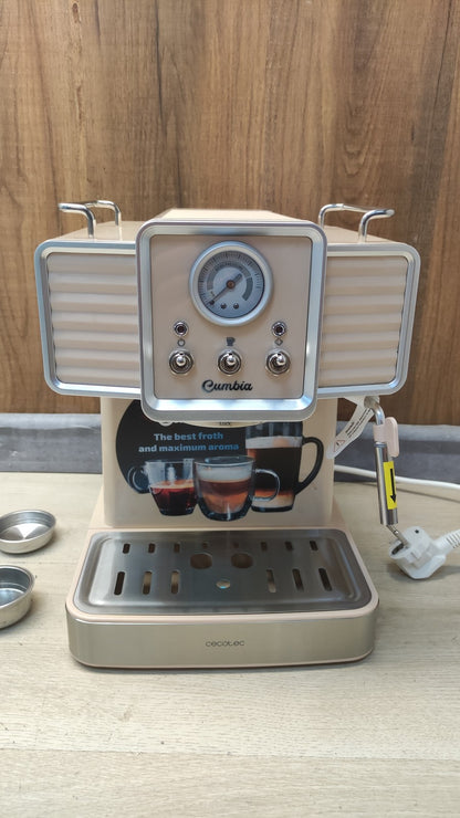 Cecotec Power Espresso 20 Tradizionale Light Beige Espressomaschine 01585 I39699