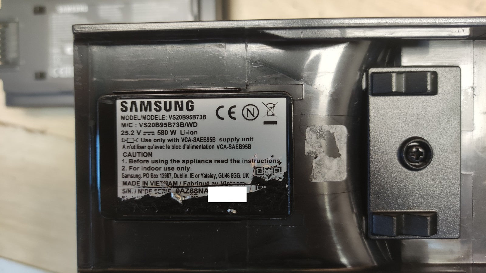 Samsung VS20B95B73B Akku-Handstaubsauger, I39613
