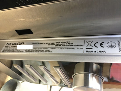 SHARP R843INW Mikrowelle 25 L, 900 W, I37690