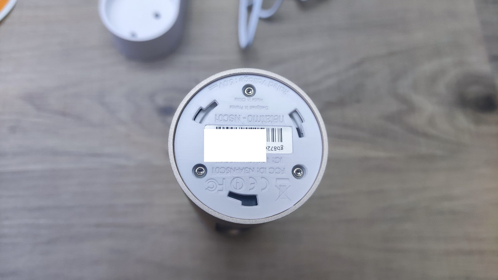 Netatmo Smart Indoor Überwachungskamera NSC01-AMZ innen mit Halterung, I37523
