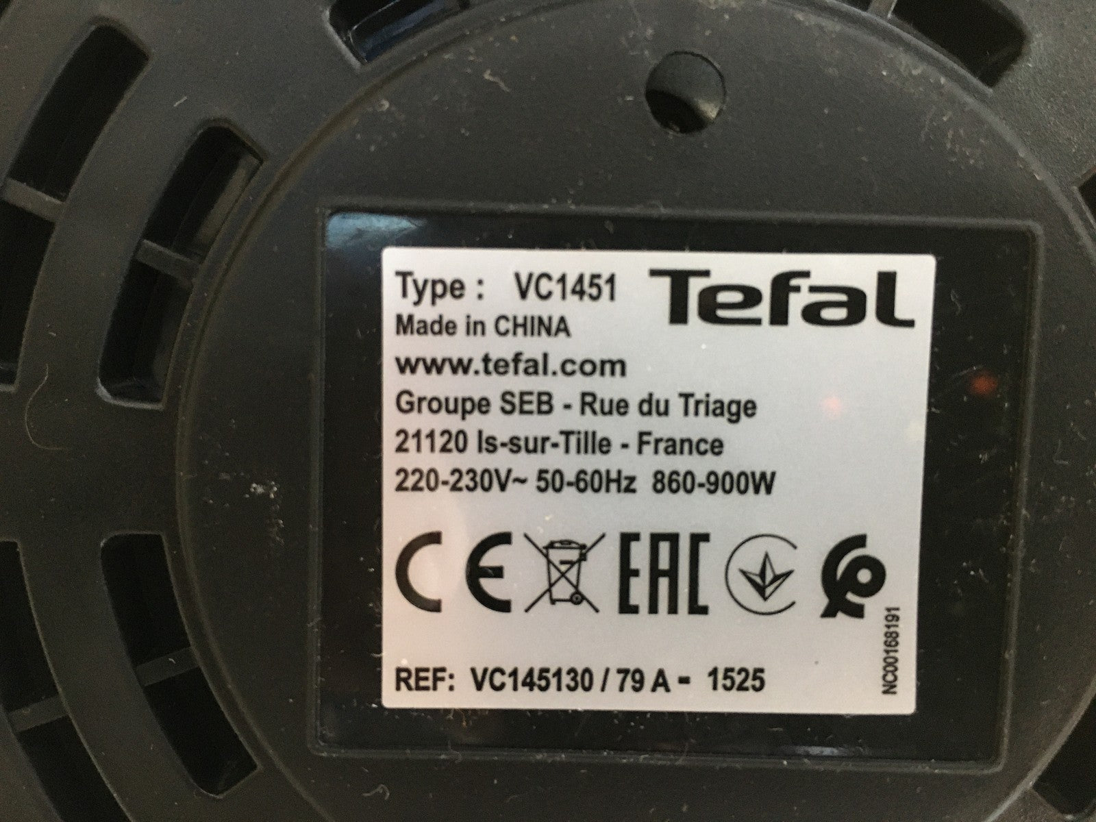 Tefal VC1451 Dampfgarer elektrisch, 2 Edelstahlbehälter, 6L, I39387