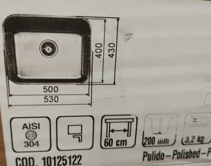 Teka BE 50.40 Plus Unterbauspüle Edelstahl I39916