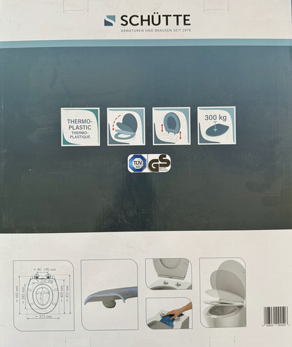 Schütte WC Sitz mit integriertem Kindersitz Absenkautomatik Premium weiß 83940-A