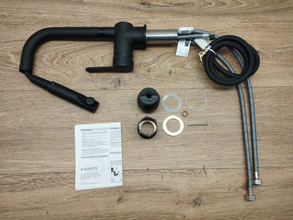 SCHÜTTE 79760 LONDON Küchenarmatur mit ausziehbarer Brause, Wasserhahn