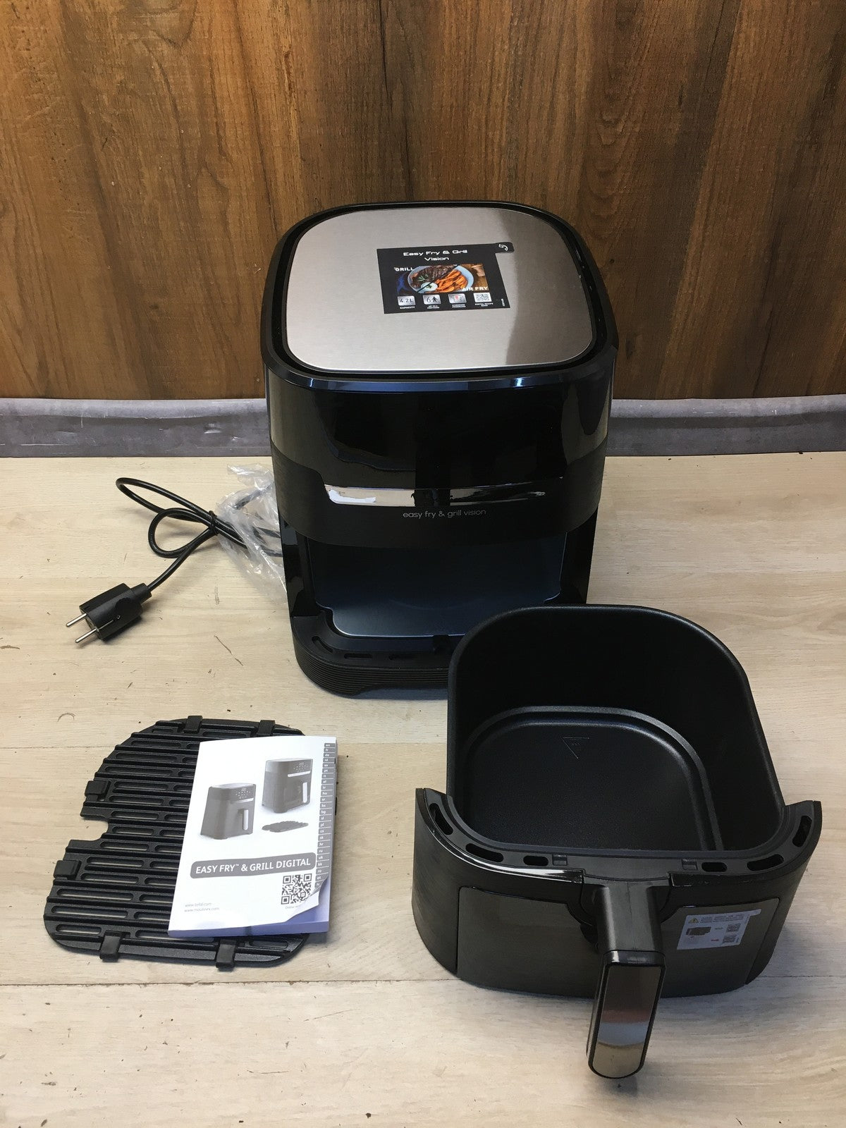 Moulinex Easy Fry & Grill Vision Luftfritteuse und Grill EZ506820, 4,2L, I36093
