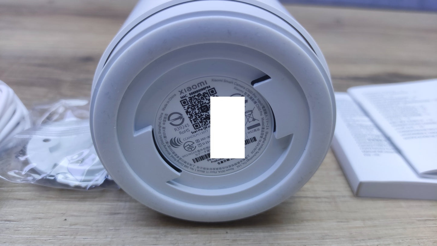 Xiaomi Smart Camera C500 Pro Überwachungskamera, weiß, I37051