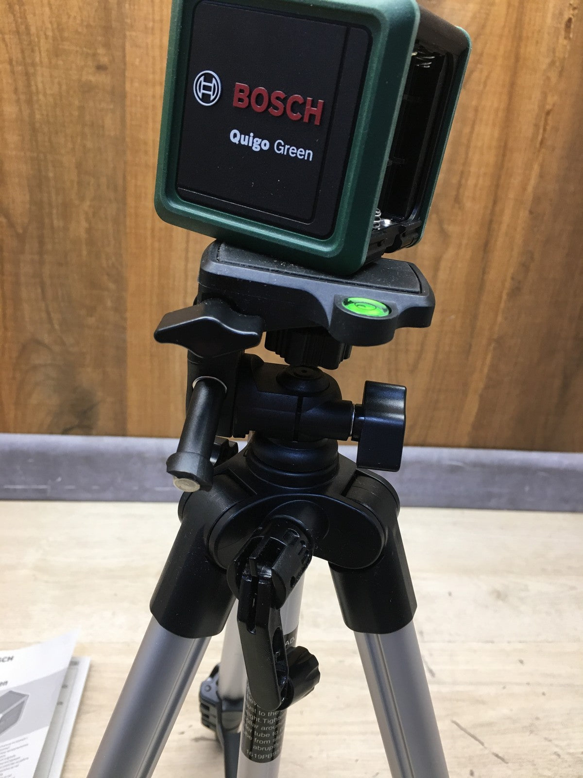 Bosch Kreuzlinienlaser Quigo green Set mit Stativ, I36794