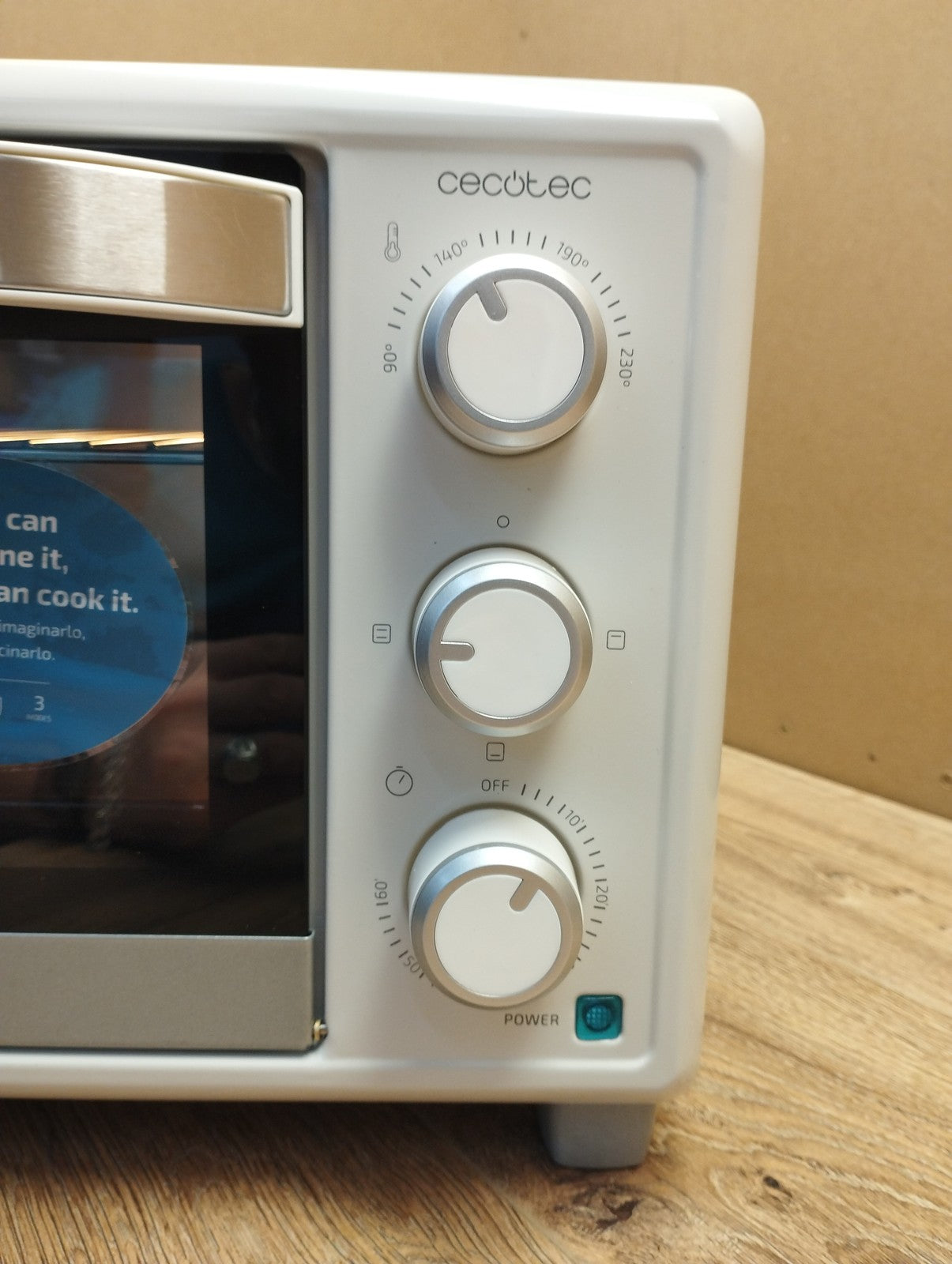Cecotec Bake&Toast 2300 White Tischbackofen (03812), 1500W, I39423