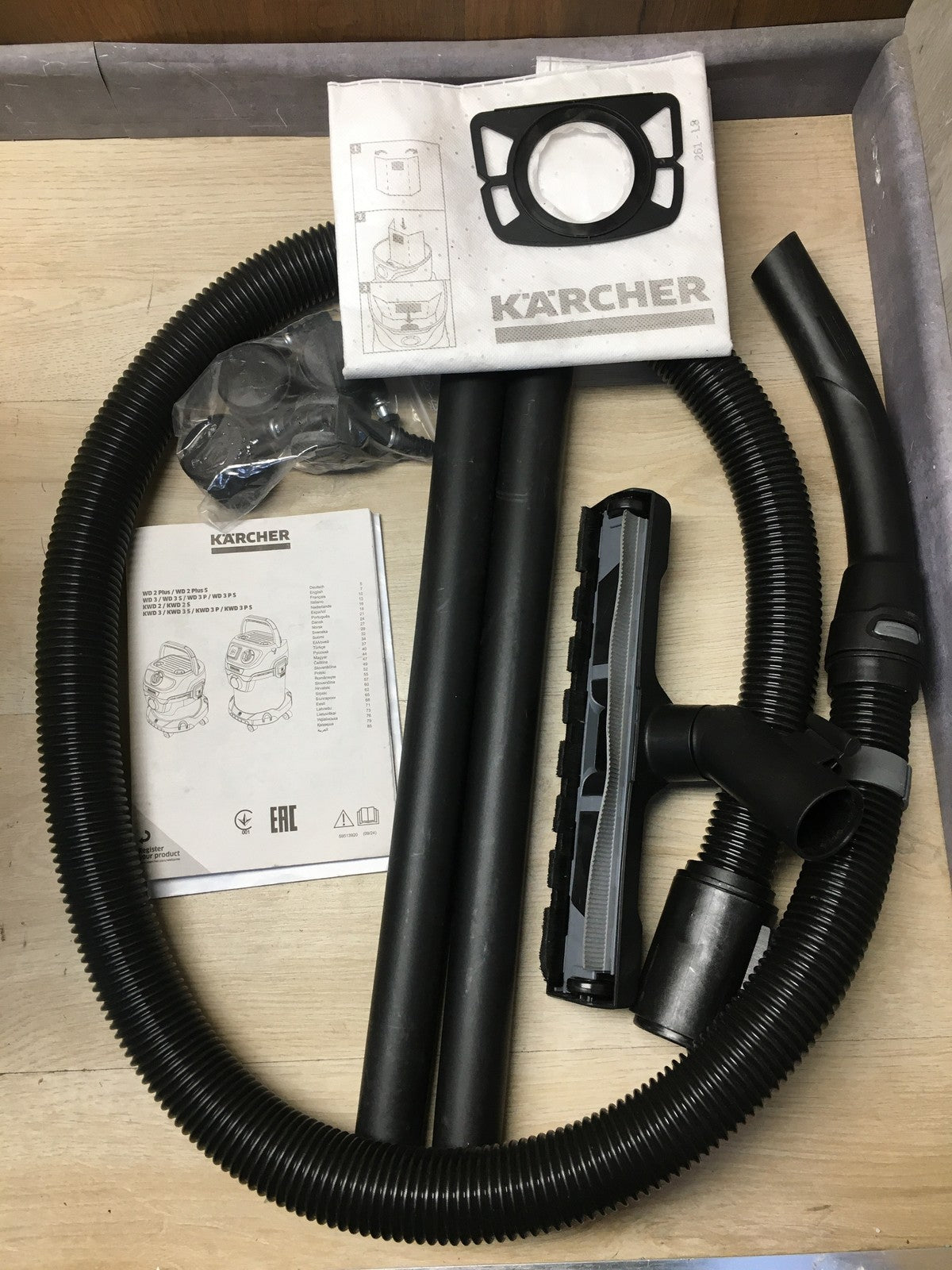 Kärcher 1.628-135.0 Nass-/Trockensauger WD 3 S, 1000W, 17L, I37665