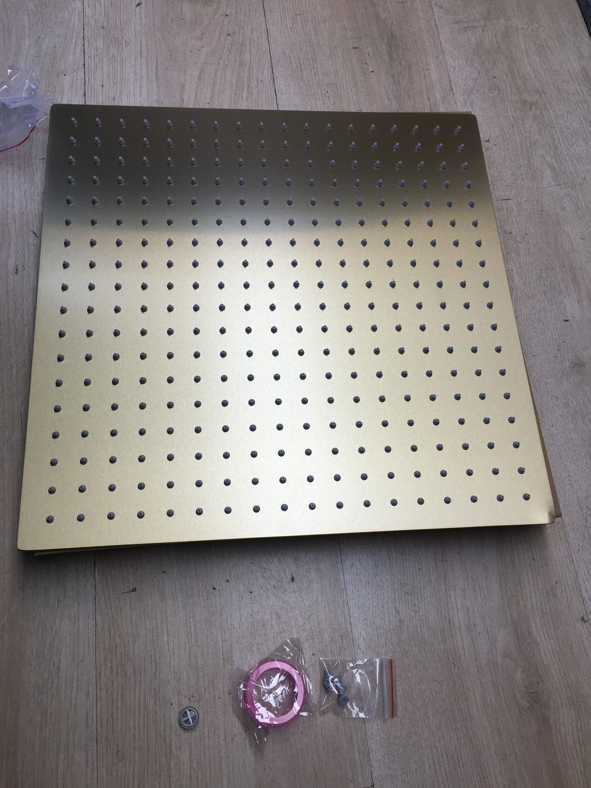 KINLIV KLD01-2C Duschkopf Regendusche Gold 40 cm, I38225