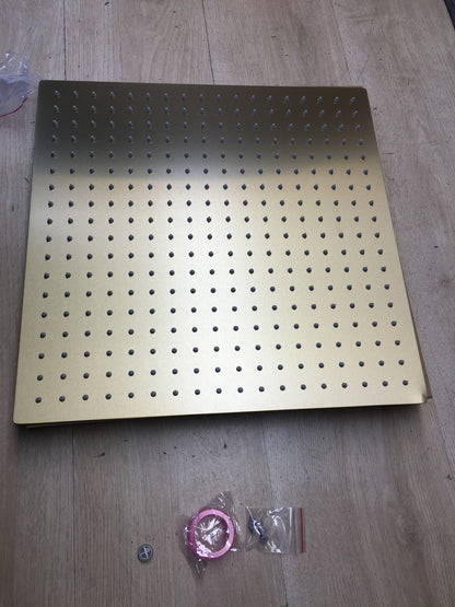 KINLIV KLD01-2C Duschkopf Regendusche Gold 40 cm, I38225