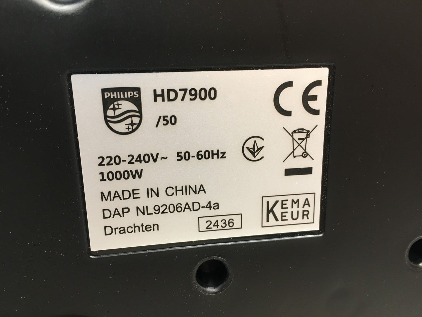 Philips HD7900/50 Filterkaffeemaschine 1,25-L-Glaskanne I39324