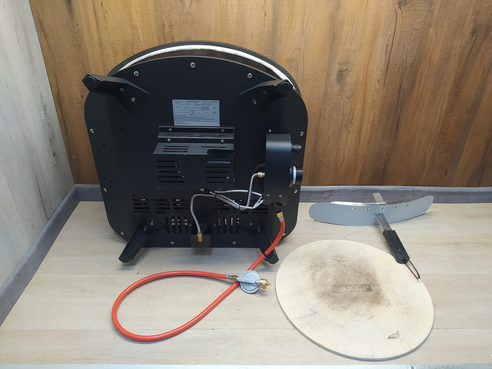 cozze 17" Pizzaofen mit rotierendem Pizzastein ‎90427, 6,0 kW Gasofen, I37726