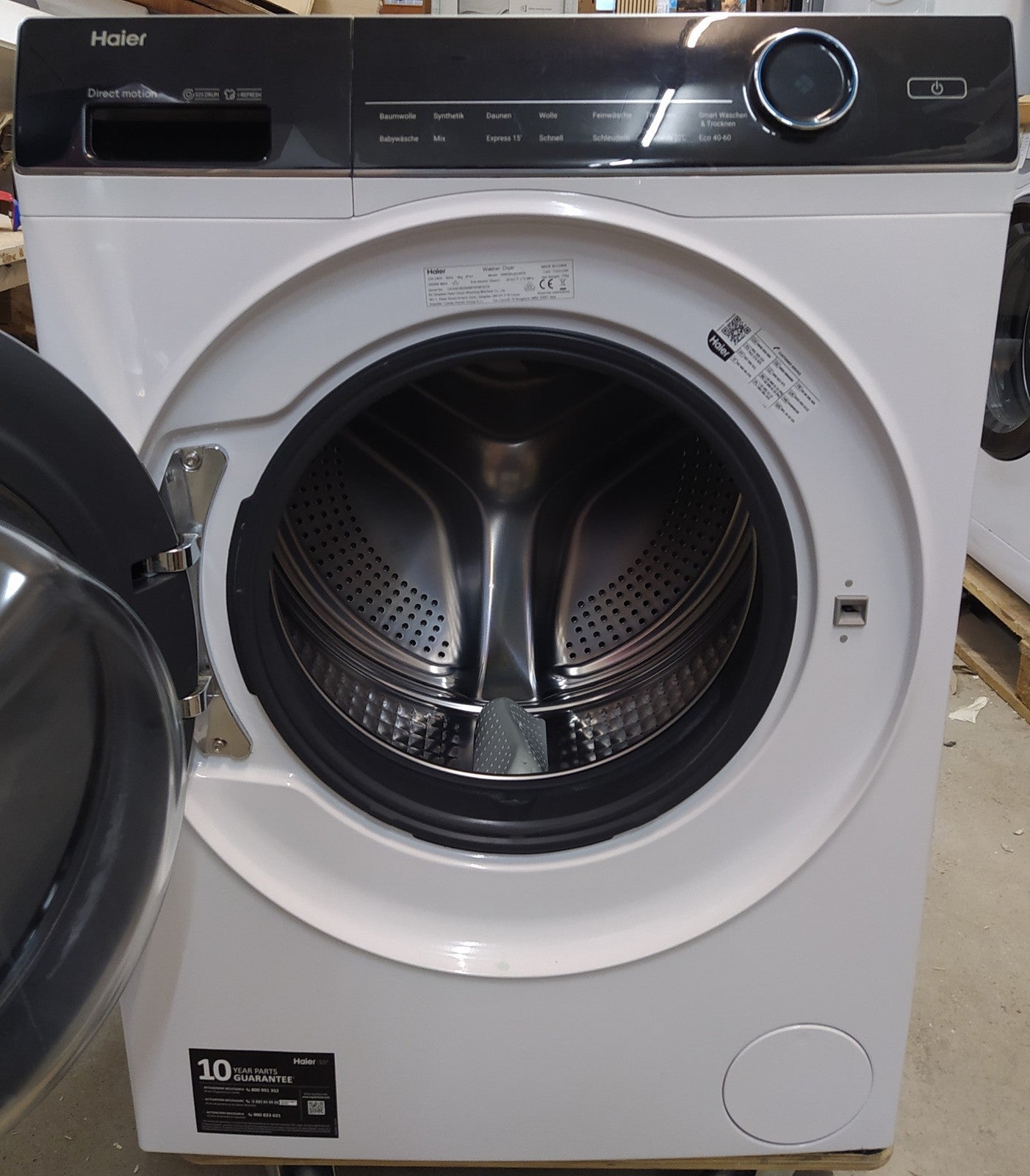 Haier HWD80-B14979 Waschtrockner 8+5 kg, 1400 RPM, Frontlader, I34998