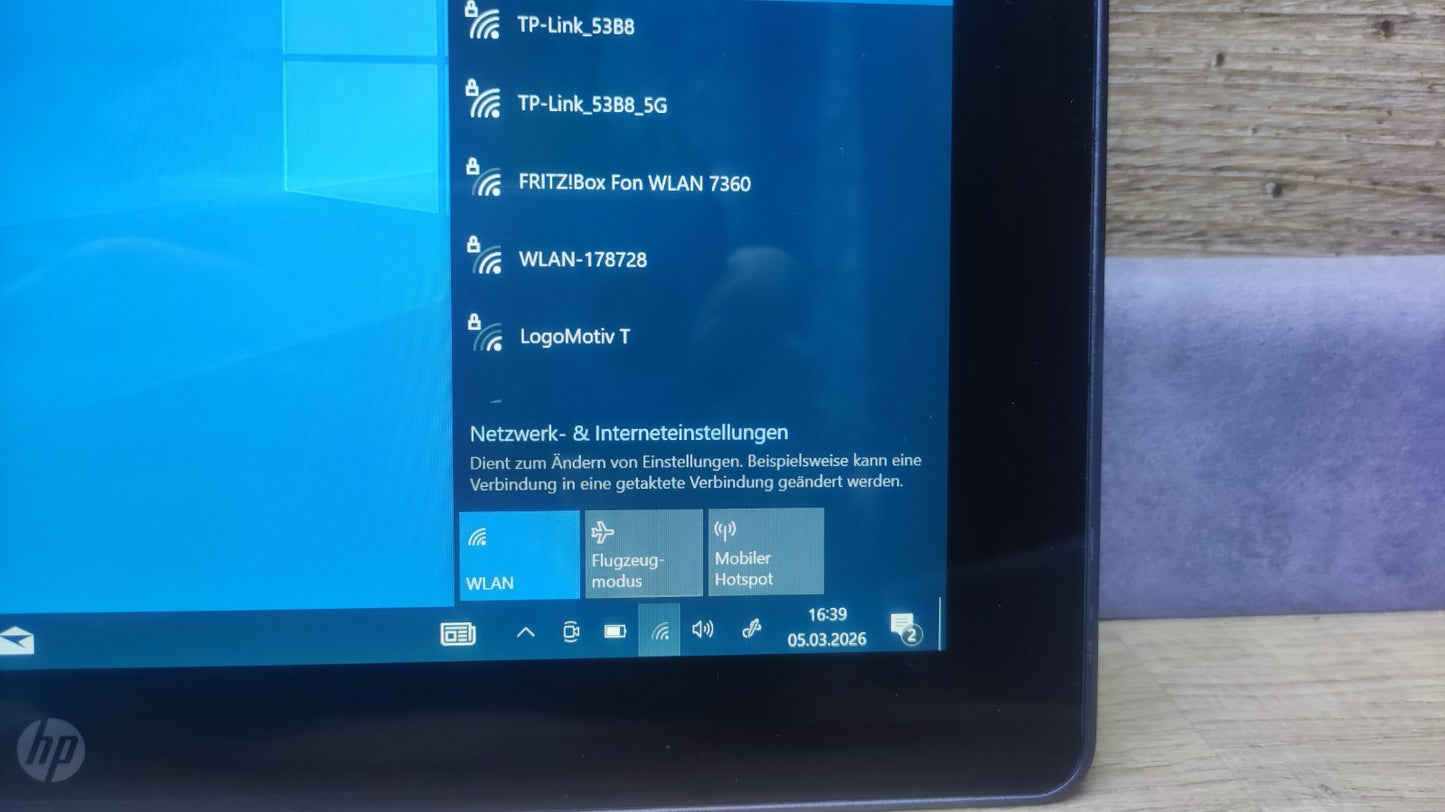 HP Pro x2 612 G2 Tablet 12" FHD 1920x1280 Touch Core i5-7Y57 8GB 256GB SSD WiFi