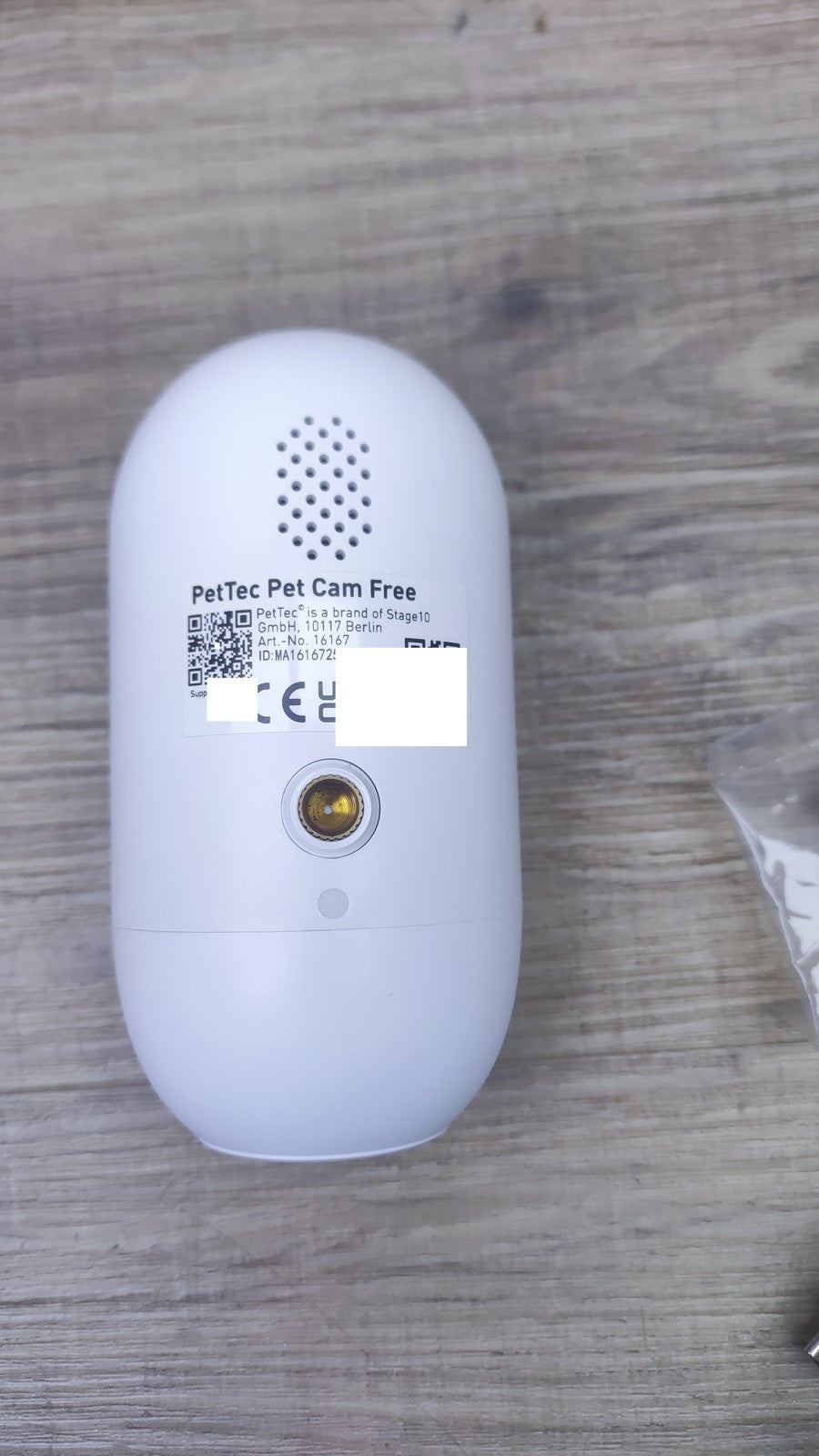 PetTec Cam Free Hundekamera 16167, Wetterfeste WLAN-Kamera, I37988