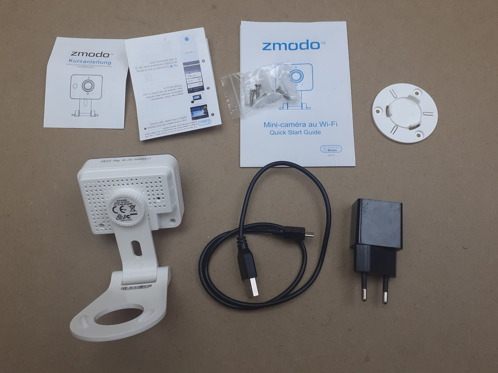 Zmodo 720P Full HD Indoor Überwachungskamera WLAN IP  ZH-IXY1D, I05950