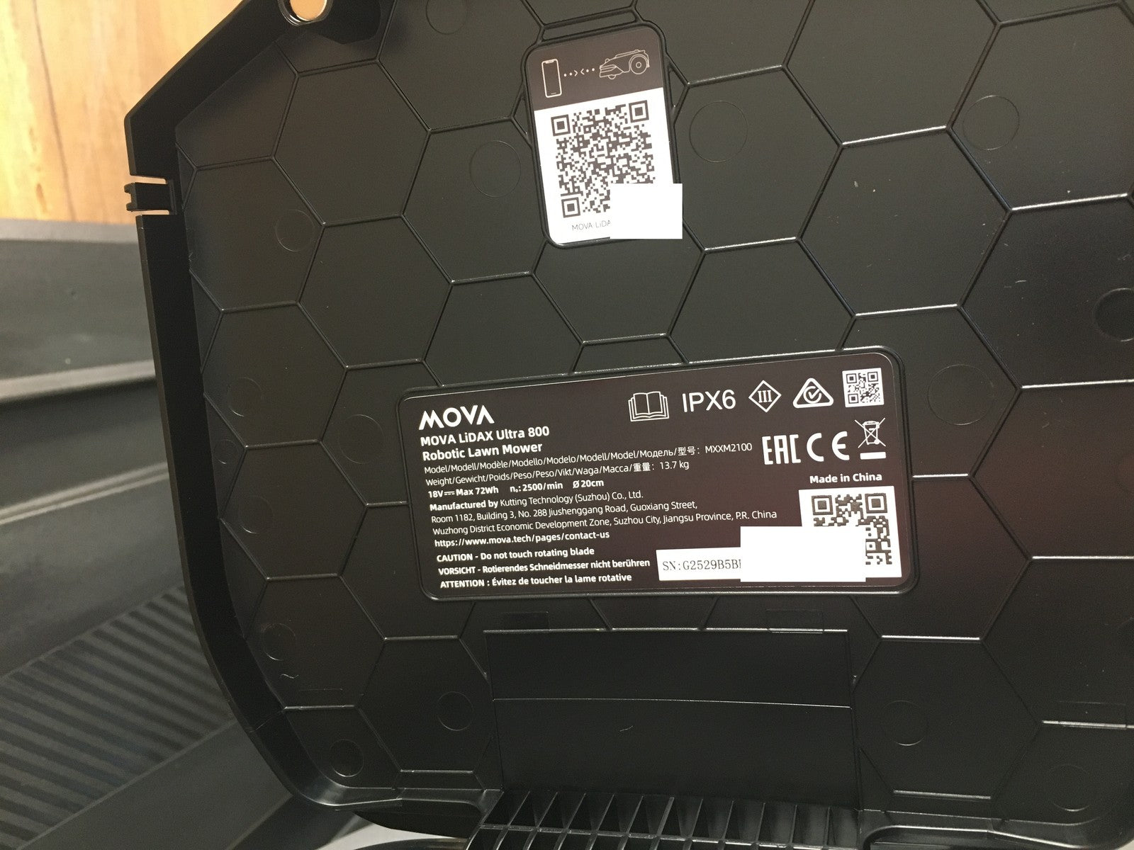 MOVA LiDAX Ultra 800 Mähroboter ohne Begrenzungskabel (MXXM2100), I38324