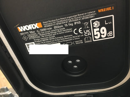 WORX Landroid Vision L1600 Mähroboter WR216E.1, für Gärten bis 1600m², I40798